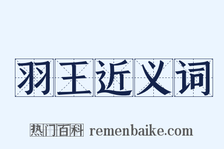 羽王近义词是什么意思的图片